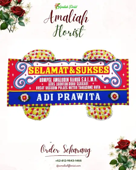 Papan Bunga Ucapan Selamat Tode Kisar
